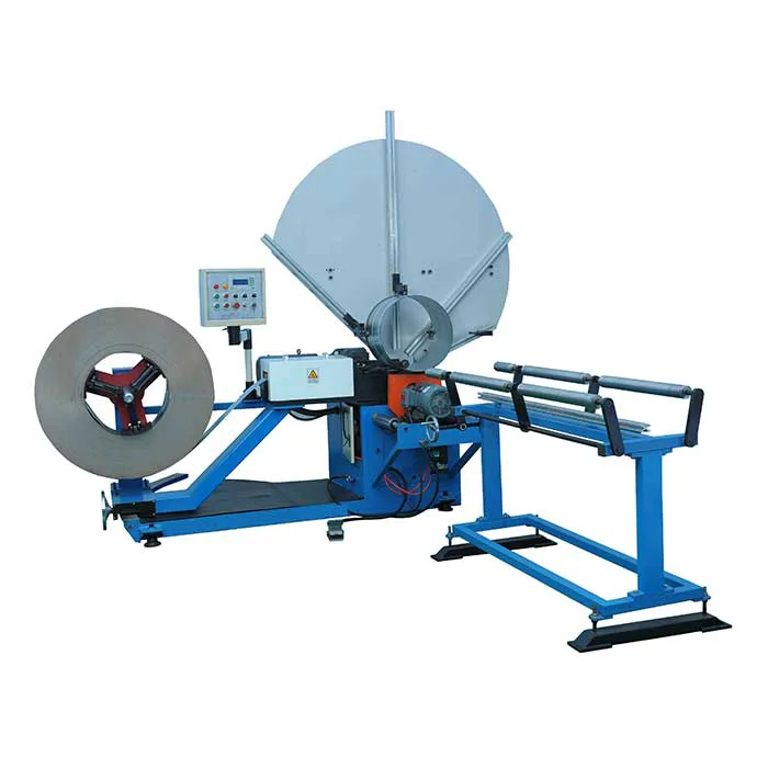 Spiral duct forming machine